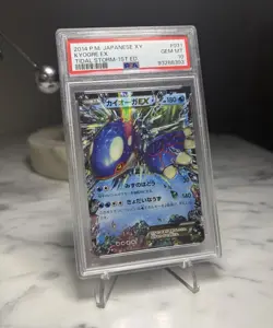 Pokemon 2014 Japanese PSA 10 Kyogre EX XY Tidal Storm 031/070 1st Edition - Image 1