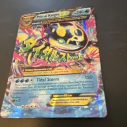 Pokemon Primal Kyogre EX 55/160 XY Primal Clash Ultra Rare Full Art Holo 150 HP - Image 1