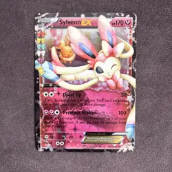2016 POKEMON XY GENERATIONS RADIANT COLLECTION RARE #RC21 SYLVEON EX - Image 1