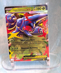 Mega Heracross EX #004/094 (Phantasmal Flames/PFL) Pokemon (Double Rare) NM - Image 1