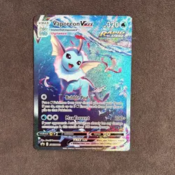 2021 Pokemon Black Star Promo Premium Collection #SWSH182 Vaporeon Vmax - Image 1