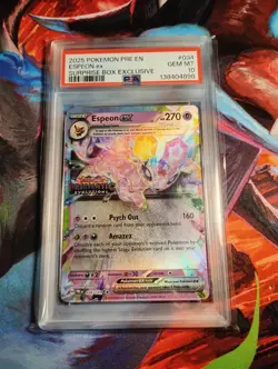 Pokemon Espeon EX Surprise Box Exclusive 034 PSA 10 Gem Mint - Image 1