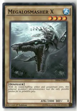 #SR04-EN003 - Megalosmasher X - 1st Ed WB1 C Lightly played - Image 1