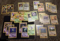 Vintage Pokemon Card Lot (28 Cards, Near Mint) - Image 1