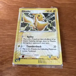2003 SEALED 2 Card lot Pikachu 12 & Meowth 13 HOLO BlackStar Rare POKEMON Promos - Image 1