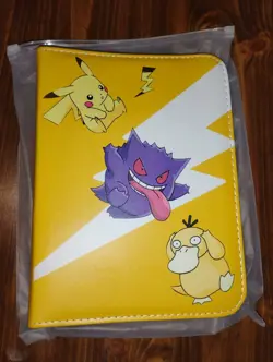 Full Zip Pokemon Cards Binder Holder Fits 400 Cards - Image 1