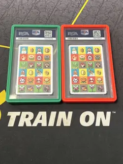 Luigi & Mario Jack and King 2015 Nintendo Game Stages Playing Cards PSA 10’s - Image 2