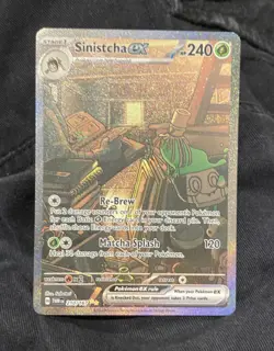 Pokemon TCG Sinistcha EX Scarlet & Violet Twilight Masquerade Holo Card 210/167 - Image 1