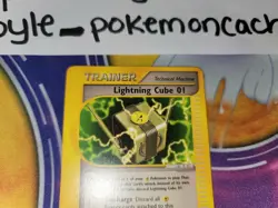 Lightning Cube 01 Uncommon Trainer Card Aquapolis 127/147 NM - Image 2