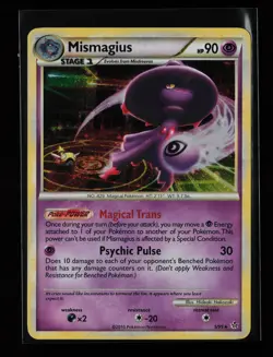 Mismagius 5/95 Holo Rare Holo Unleashed Pokemon Card - Image 1