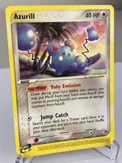 Azurill - 31/100 EX Sandstorm E-Reader Pokemon Card - Moderately Played - Image 2