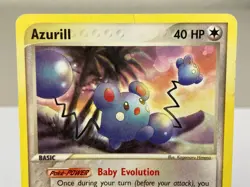 Azurill - 31/100 EX Sandstorm E-Reader Pokemon Card - Moderately Played - Image 3