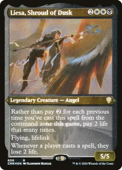 Liesa, Shroud of Dusk (CMR-606) - Commander Legends Foil - Image 1