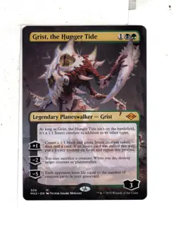 MTG SkeenAB Grist the Hunger Tide BORDERLESS from MH2. NM. - Image 1
