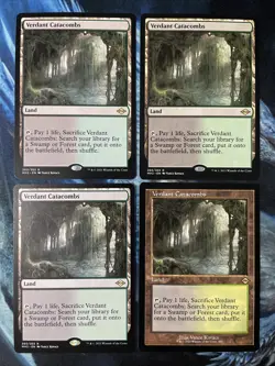 X4 Verdant Catacombs (Retro X1) [Modern Horizons 2 X3] MTG Magic The Gathering - Image 1