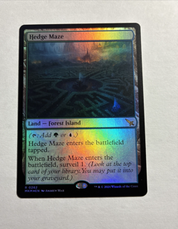 Hedge Maze - Murders at Karlov Manor Foil MTG Plus Bonus Rare!!! - Image 1