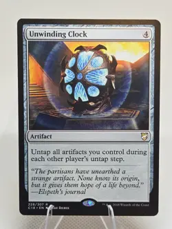 Unwinding Clock X1 C18 MTG Commander 2018 - Image 1