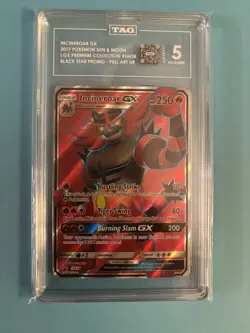 Incineroar GX SM38 Sun & Moon Black Star Promo 2017 Pokemon TAG 5 - Image 1