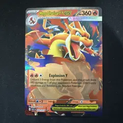 Mega Charizard Y ex 022/217 Ascended Heroes English Pokemon TCG NM - Image 1