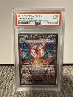2023 Pokemon SV Obsidian Flames OBF EN Charizard ex #223/197 PSA 9 - Image 2