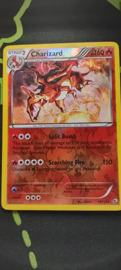 Charizard 19/113 - Reverse Holo - Legendary Treasures - NM - Pokemon TCG - Image 2