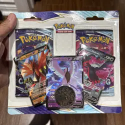 Pokemon Center Chilling Reign Error Compensation 2 Pack Blister Sealed - Image 1