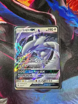 Lugia GX Sun & Moon Lost Thunder 159/214 Pokemon TCG Minty - Image 1