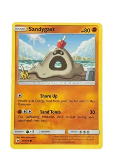 New: 2017 Pokemon TCG Sandygast 74 Sun & Moon Regular Common - Image 1