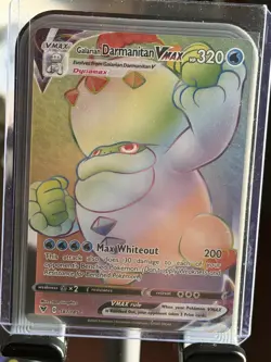 Pokemon Galarian Darmanitan Vmax - 187/185 Vivid Voltage Rainbow Pokemon - NM - Image 1