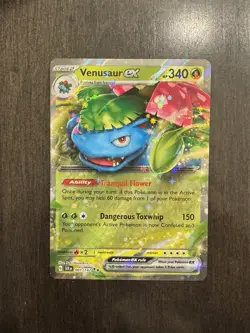 Venusaur ex 001/142 Double Rare Pokemon Stellar Crown TCG - NM/Mint - Image 1