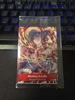 One Piece Card Game Monkey D Luffy P-006 Promo Sealed English - Image 1