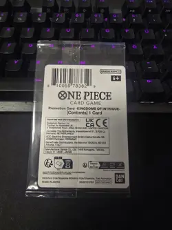 One Piece Card Game Monkey D Luffy P-006 Promo Sealed English - Image 2