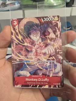 One Piece Card Game Monkey D Luffy P-006 Promo Sealed English - Image 3