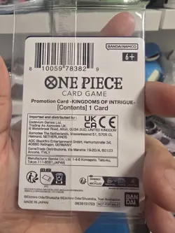 One Piece Card Game Monkey D Luffy P-006 Promo Sealed English - Image 4