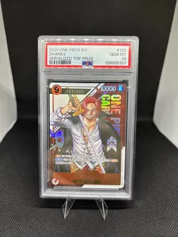 Serial Shanks OP01-120 Flagship 2025 Top Prize One Piece PSA10 /200 US Seller KO - Image 1
