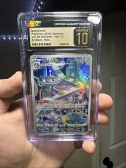 CGC 10 Pristine Magnezone 193/172 AR Art Rare VSTAR Universe s12a Pokemon Card - Image 1