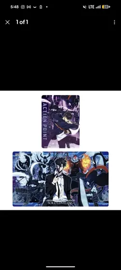 Union Arena Solo Leveling Playmat & Action Point Card Set Bandai Fest *IN HAND* - Image 3