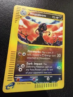 Houndoom - 15/147 - Pokemon Aquapolis Reverse Holo Rare Card MP/LP - Image 4