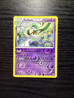 Gallade 61/135 Pokemon Plasma Storm Black & White Reverse Holo Rare Card - Image 1