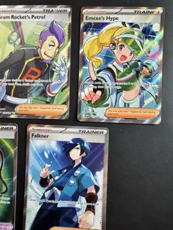 Pokemon TCG 7 Card Bundle Trainer Holo Team Rocket - Image 5