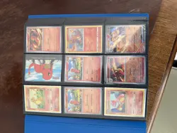 Pokemon Binder - 117 Cards - Various Sets - Base Set Charmeleon Slab Included - Image 2