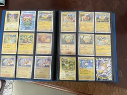 Pokemon Binder - 117 Cards - Various Sets - Base Set Charmeleon Slab Included - Image 4