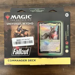 MAGIC THE GATHERING UNIVERSES BEYOND FALLOUT SCRAPPY SURVIVORS COMMANDER DECK 195166228532 - Image 1