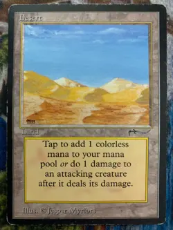 MTG Desert Arabian Nights (campfire/mirage) Version - Image 1