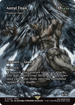 Primeval Titan (REGULAR) x1 - MTG Final Fantasy: Through the Ages FCA #48 - Image 1