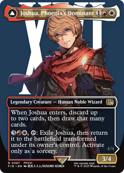 Joshua, Phoenix's Dominant // Phoenix, Warden of Fire (FOIL) x1 - MTG FIN #397 - Image 1