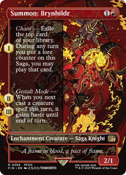 Summon: Brynhildr (REGULAR) x1 - MTG Final Fantasy FIN #366 - Image 1