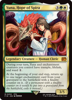 Yuna, Hope of Spira (REGULAR) x1 - MTG Final Fantasy FIN #250 - Image 1