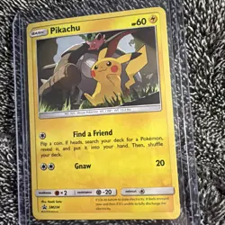 Pikachu SM234 Sun & Moon Holo Black Star Promo Pokemon - Image 1