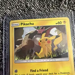 Pikachu SM234 Sun & Moon Holo Black Star Promo Pokemon - Image 2